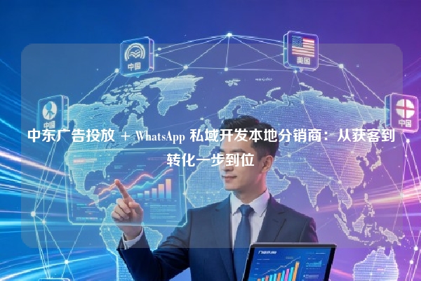 中东广告投放 + WhatsApp 私域开发本地分销商：从获客到转化一步到位