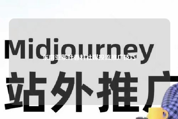 东南亚茶叶香料社媒投流推广技巧