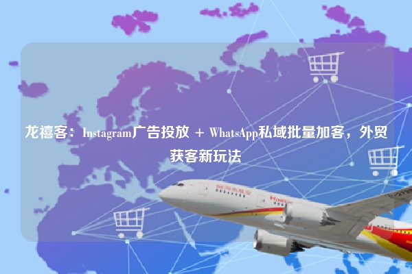 龙禧客:Instagram广告投放 + WhatsApp私域批量加客,外贸获客新玩法